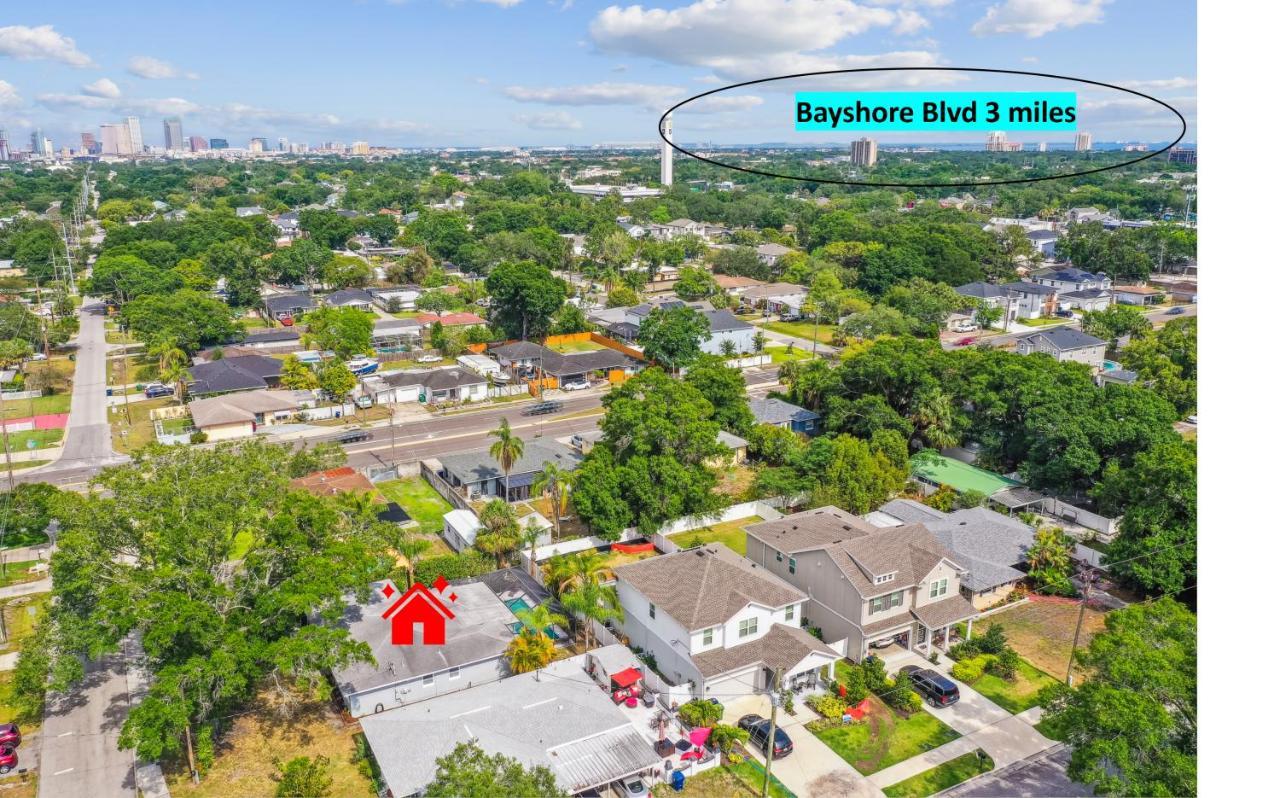 Heated Pool! Paradise In Midtown Tampa 3B2B Ngoại thất bức ảnh